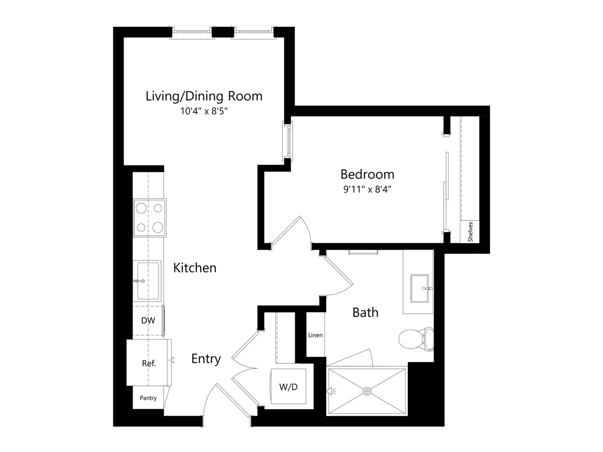 A1 floor plan