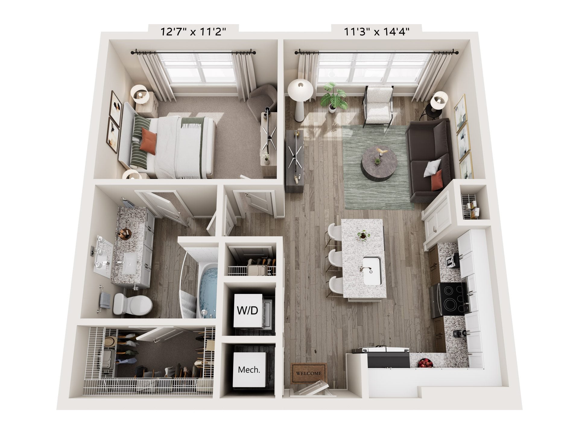 A1 floor plan