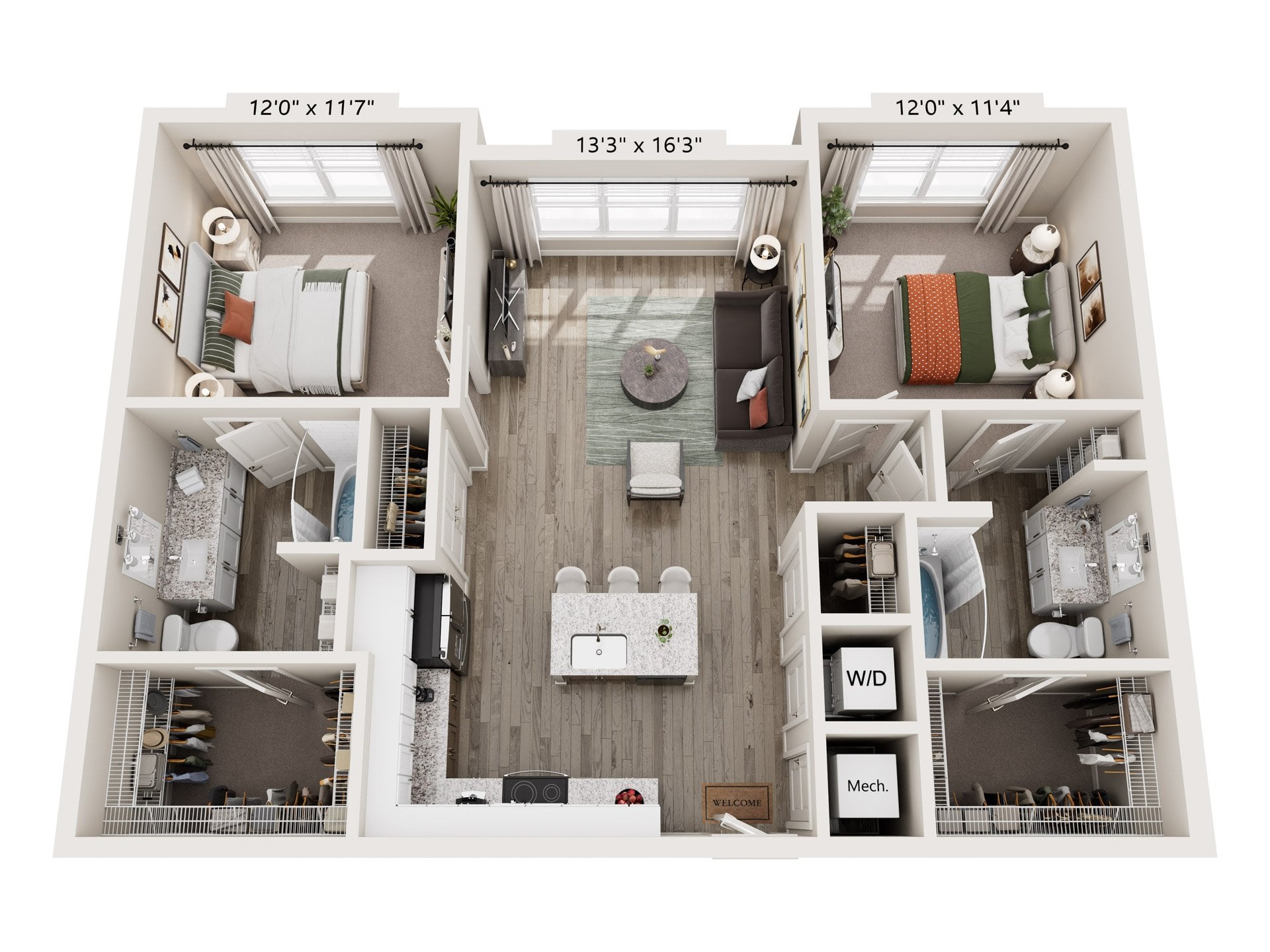 B2 floor plan
