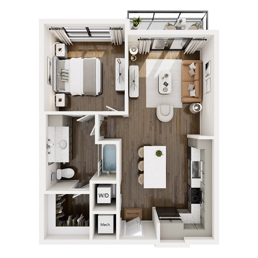 A1 floor plan