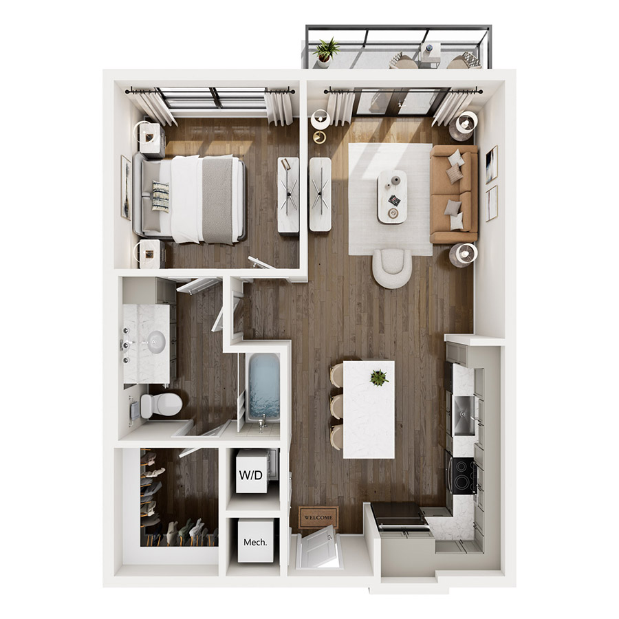 A2 floor plan