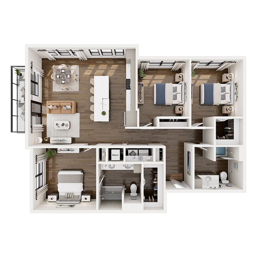 C1 floor plan