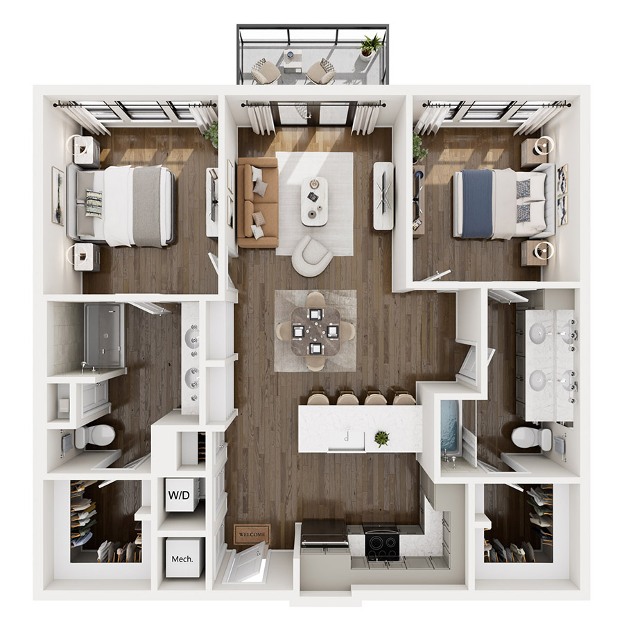 B2 floor plan