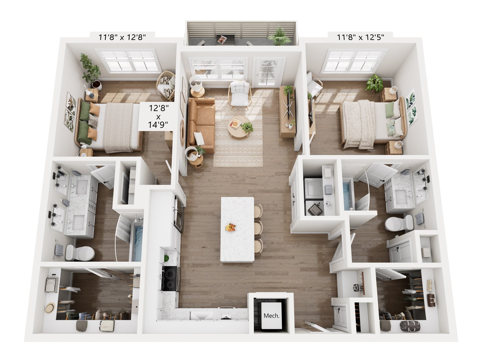 B2 floor plan