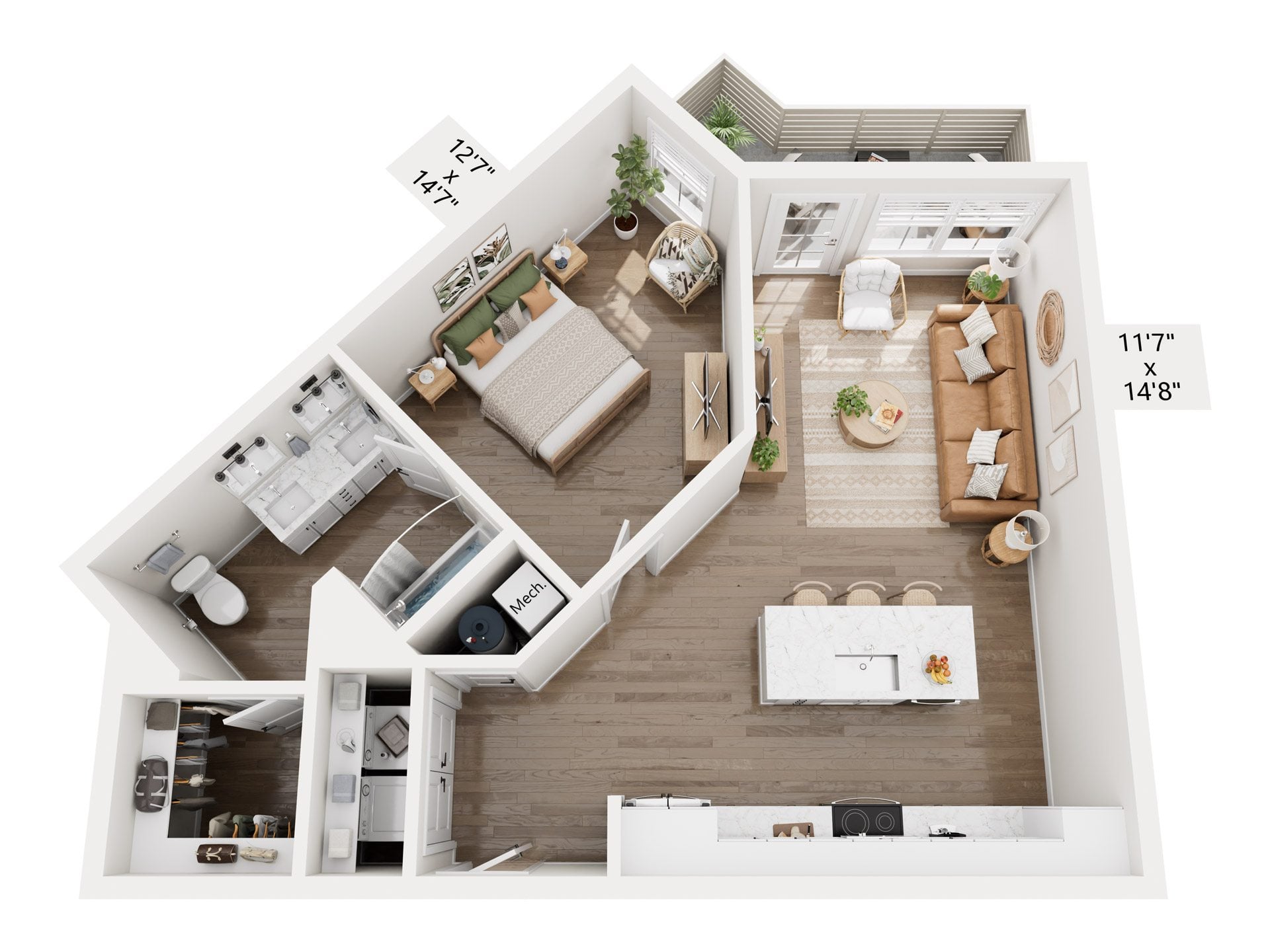 A2 floor plan
