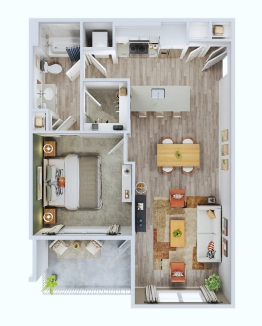 1A floor plan