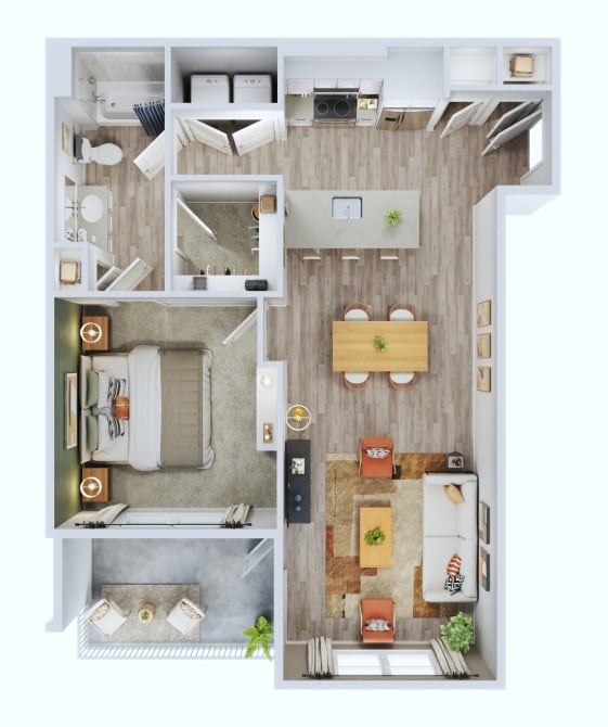1B ALT1 floor plan
