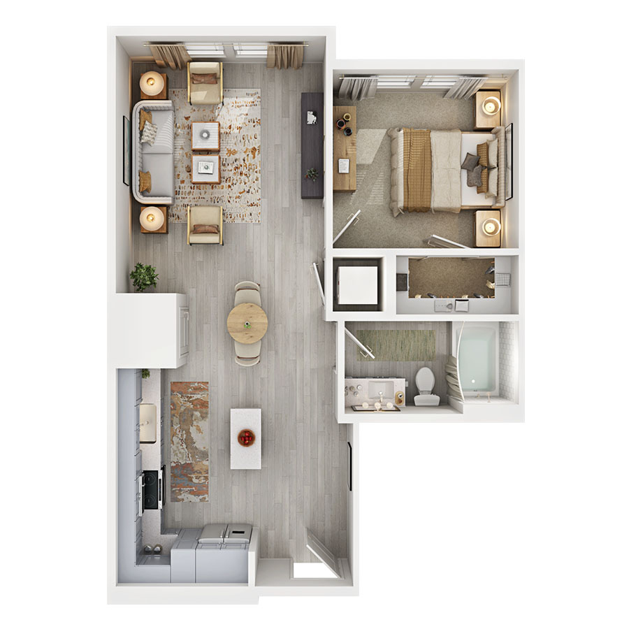 A0 floor plan