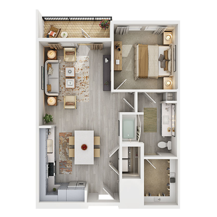 A1 floor plan