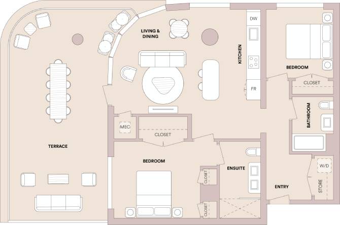 CA floor plan