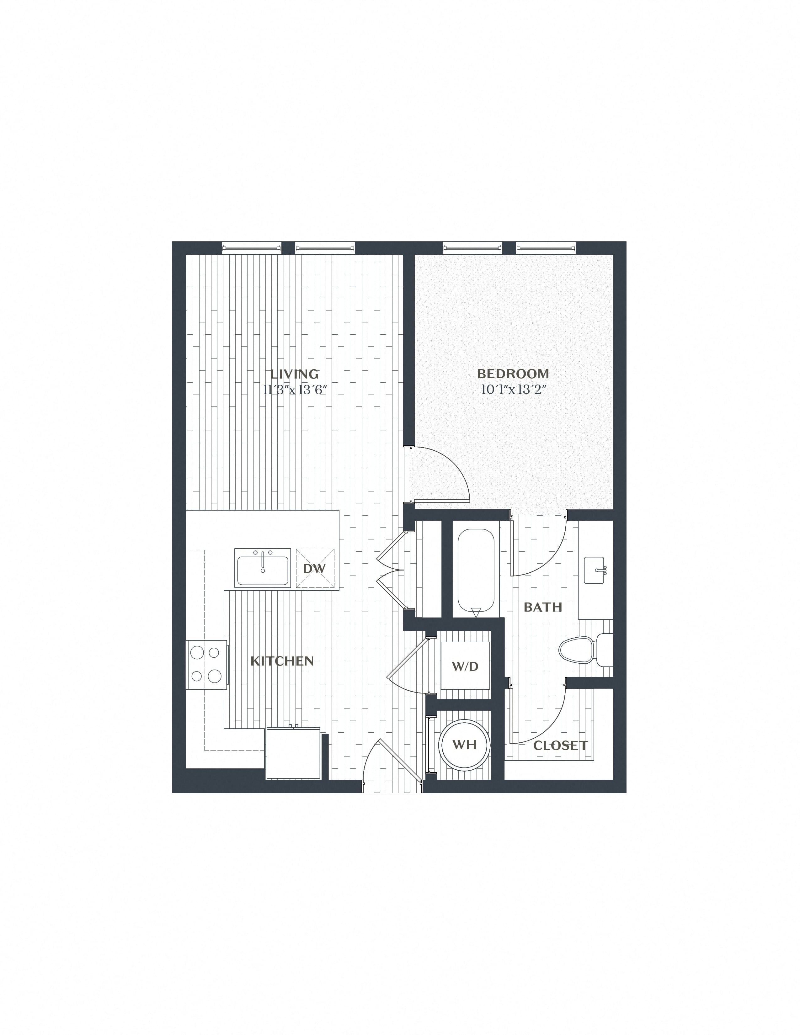 E1 floor plan