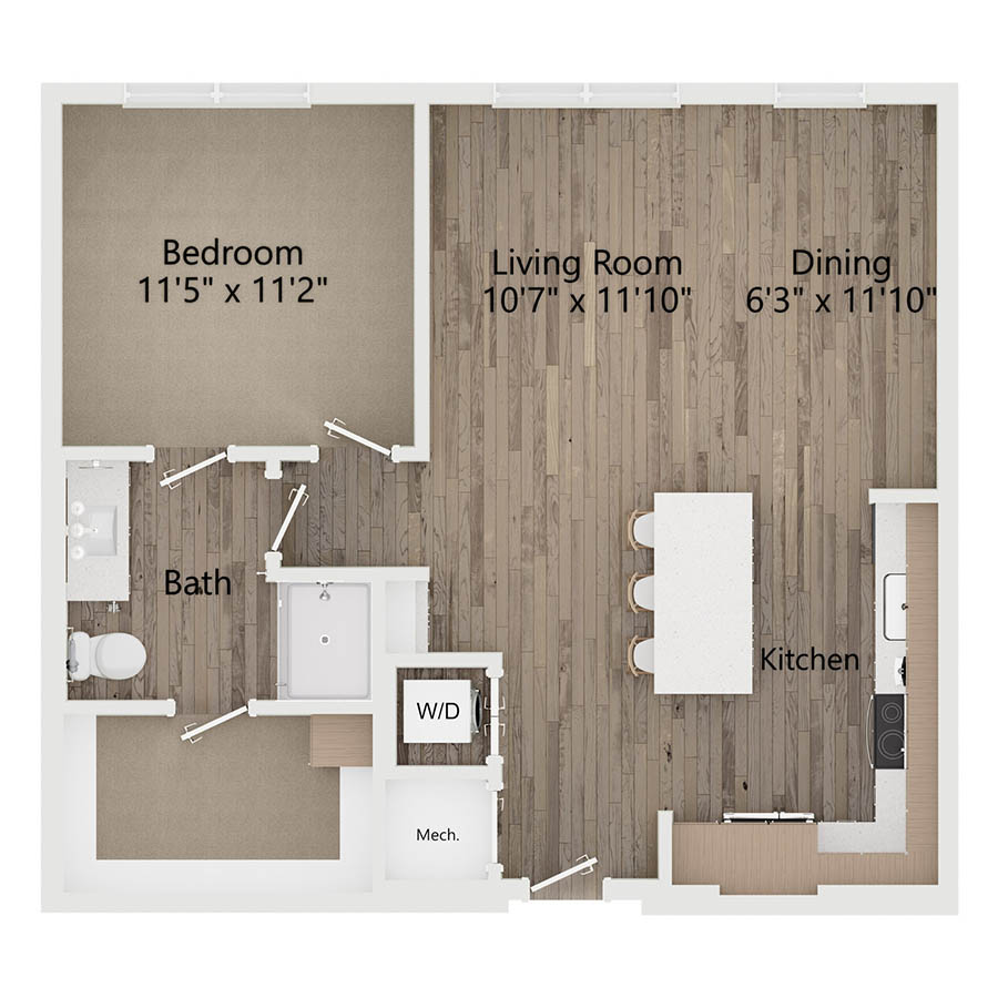 A6 floor plan