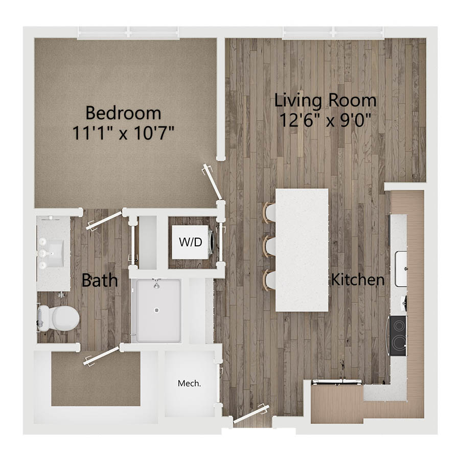 A1 floor plan