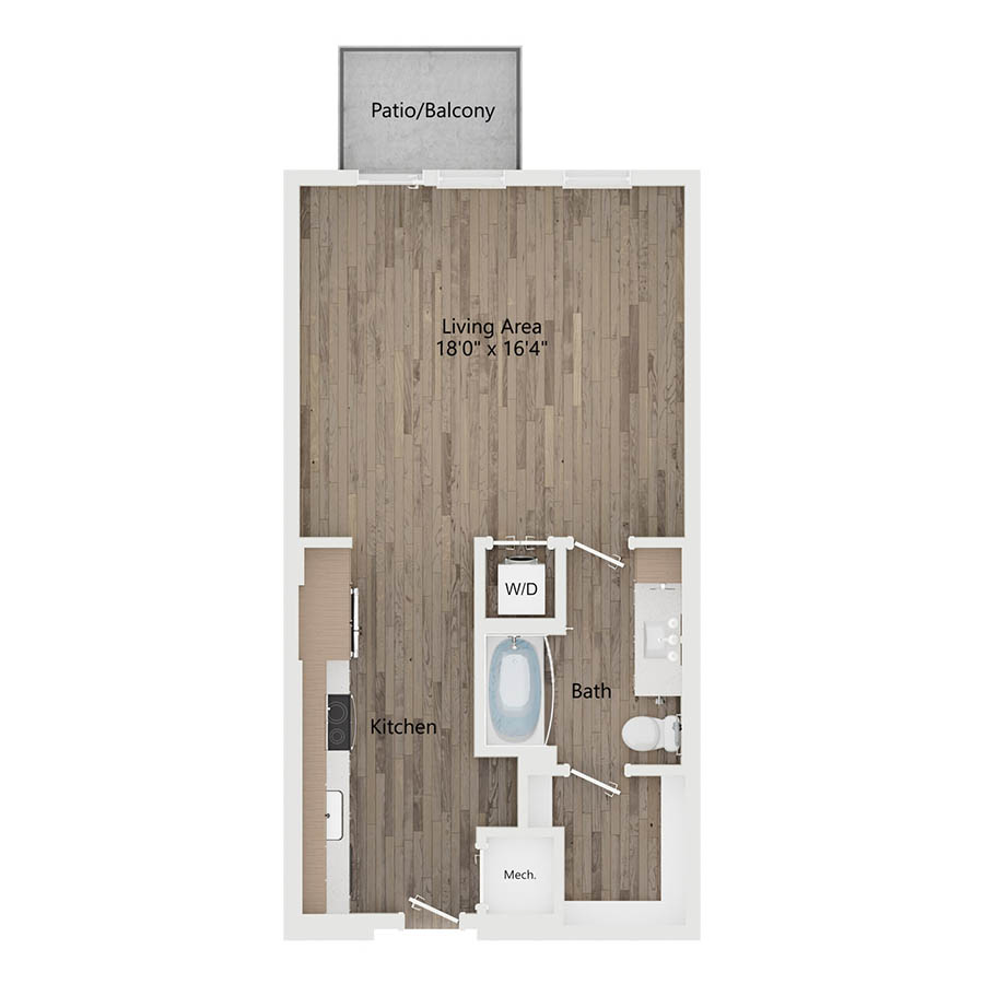 E1 - ANSI floor plan