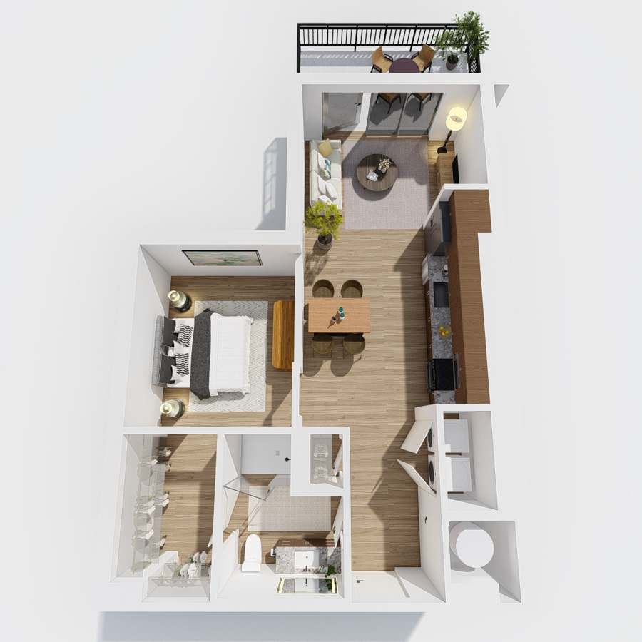 S4 with Terrace floor plan