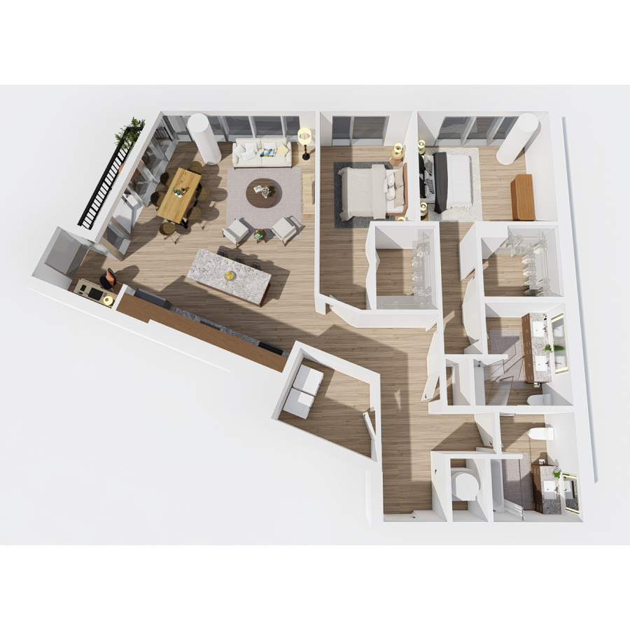 B6PH floor plan