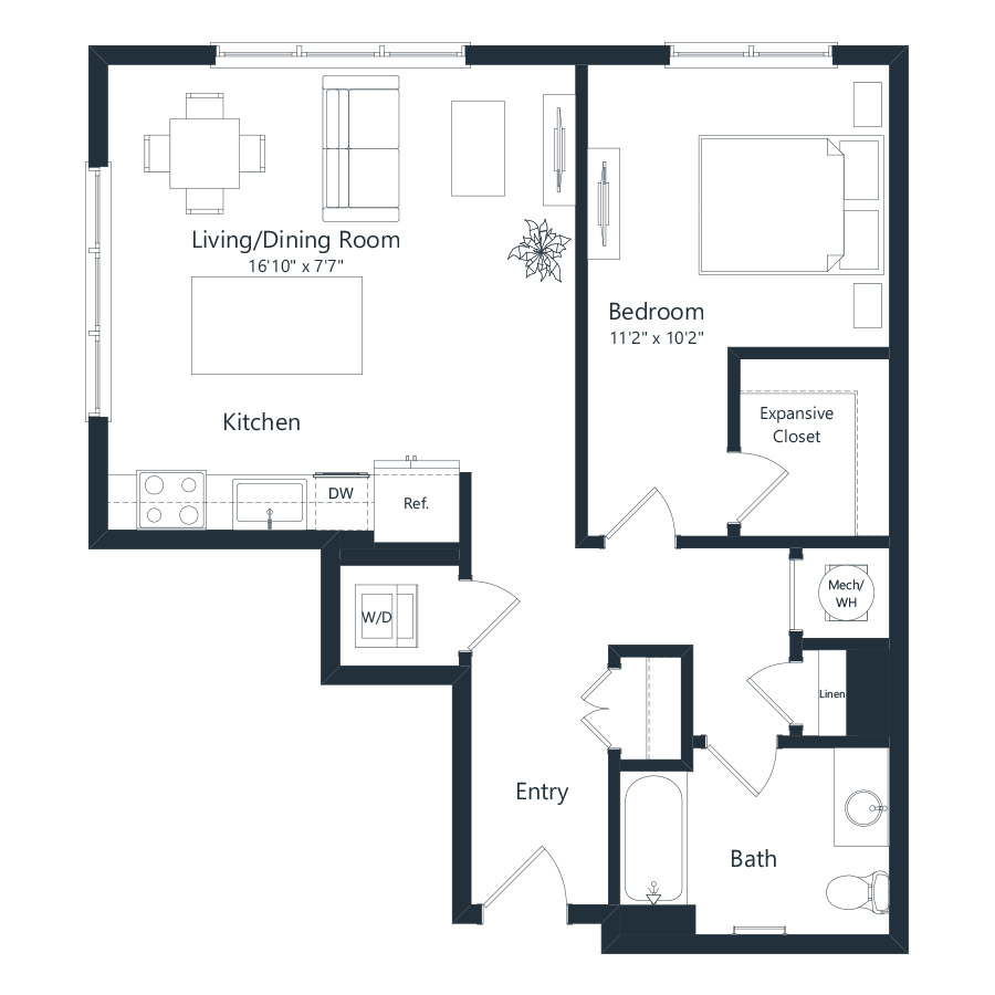 A8 floor plan