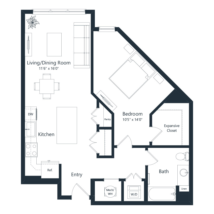 A9 floor plan