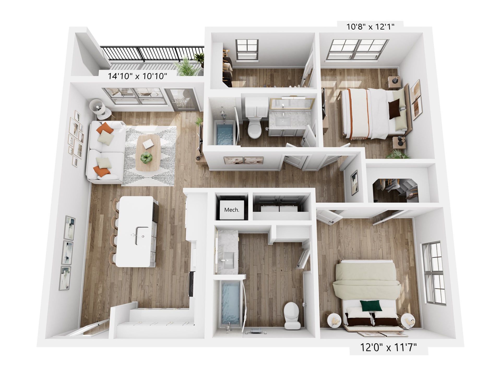 B1H floor plan