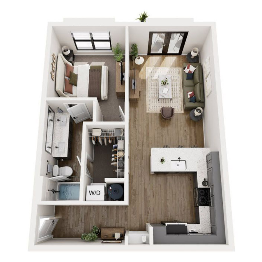 A2 floor plan