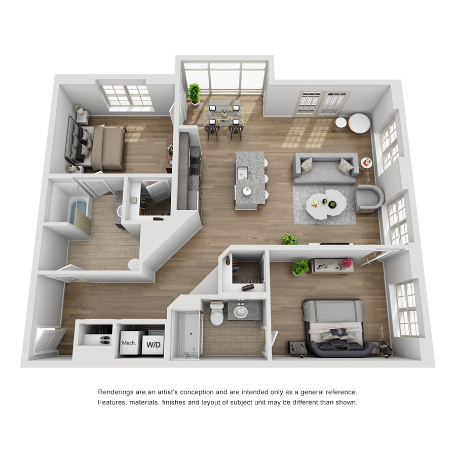B2 floor plan