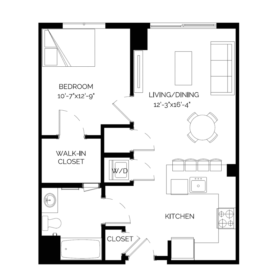 1-A floor plan