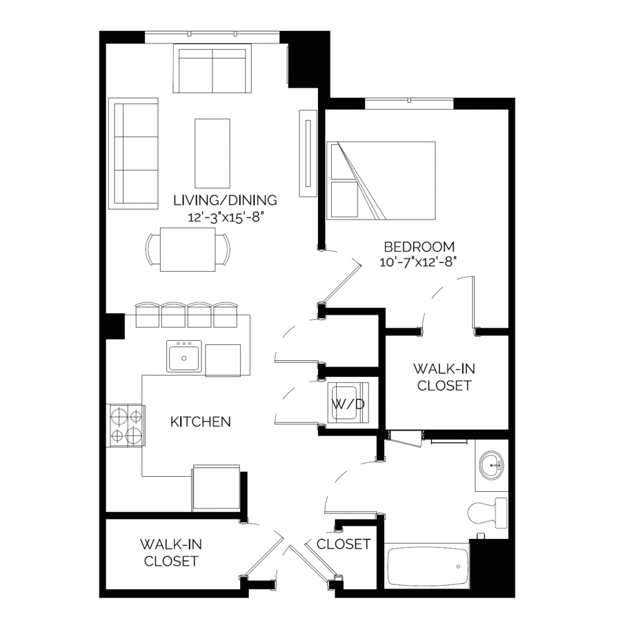 1-F floor plan