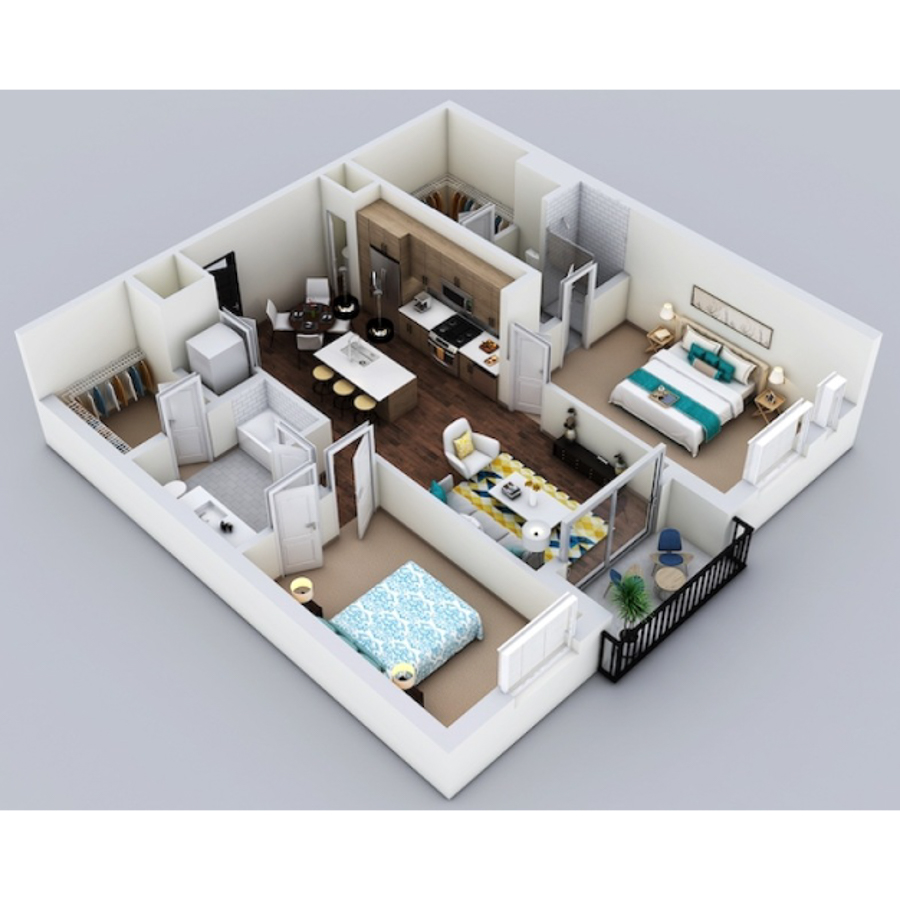 B2 floor plan