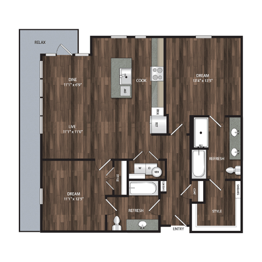 2F floor plan