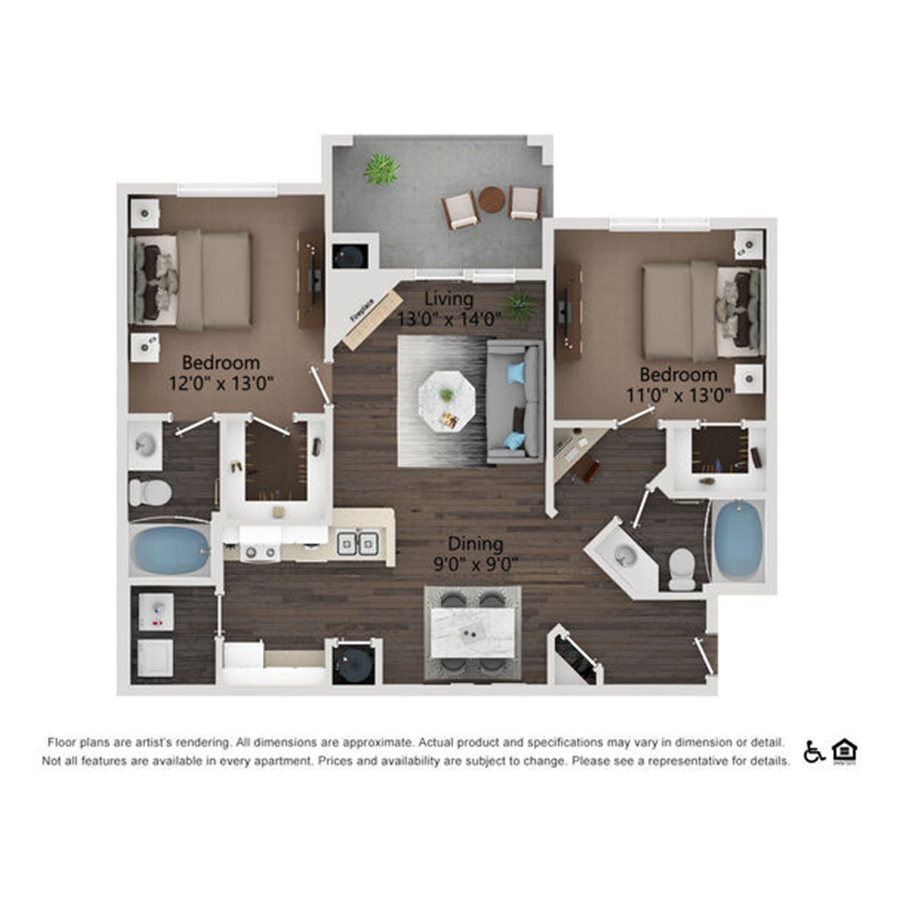 The Renaissance (Renovated) floor plan