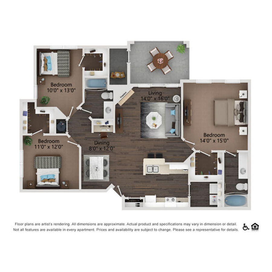 The Grove (Renovated) floor plan