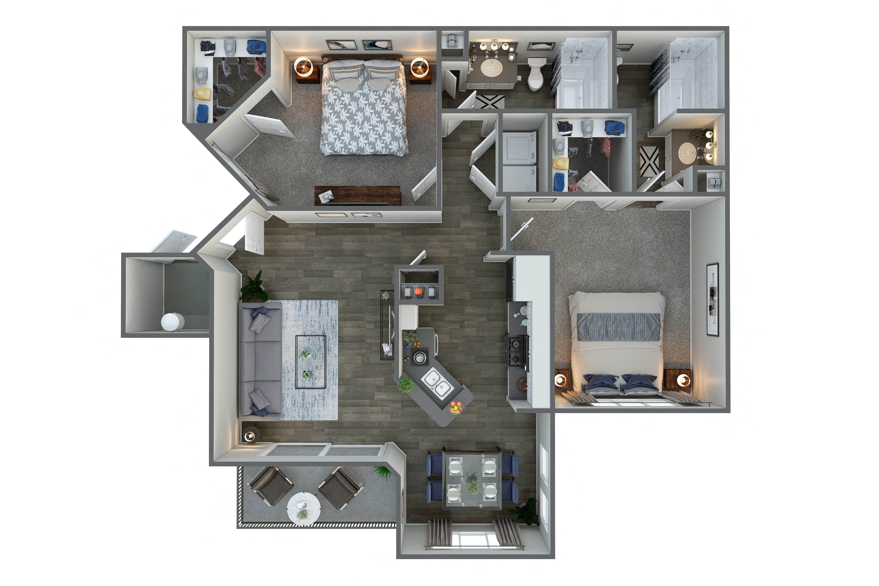 Palm Remodeled floor plan