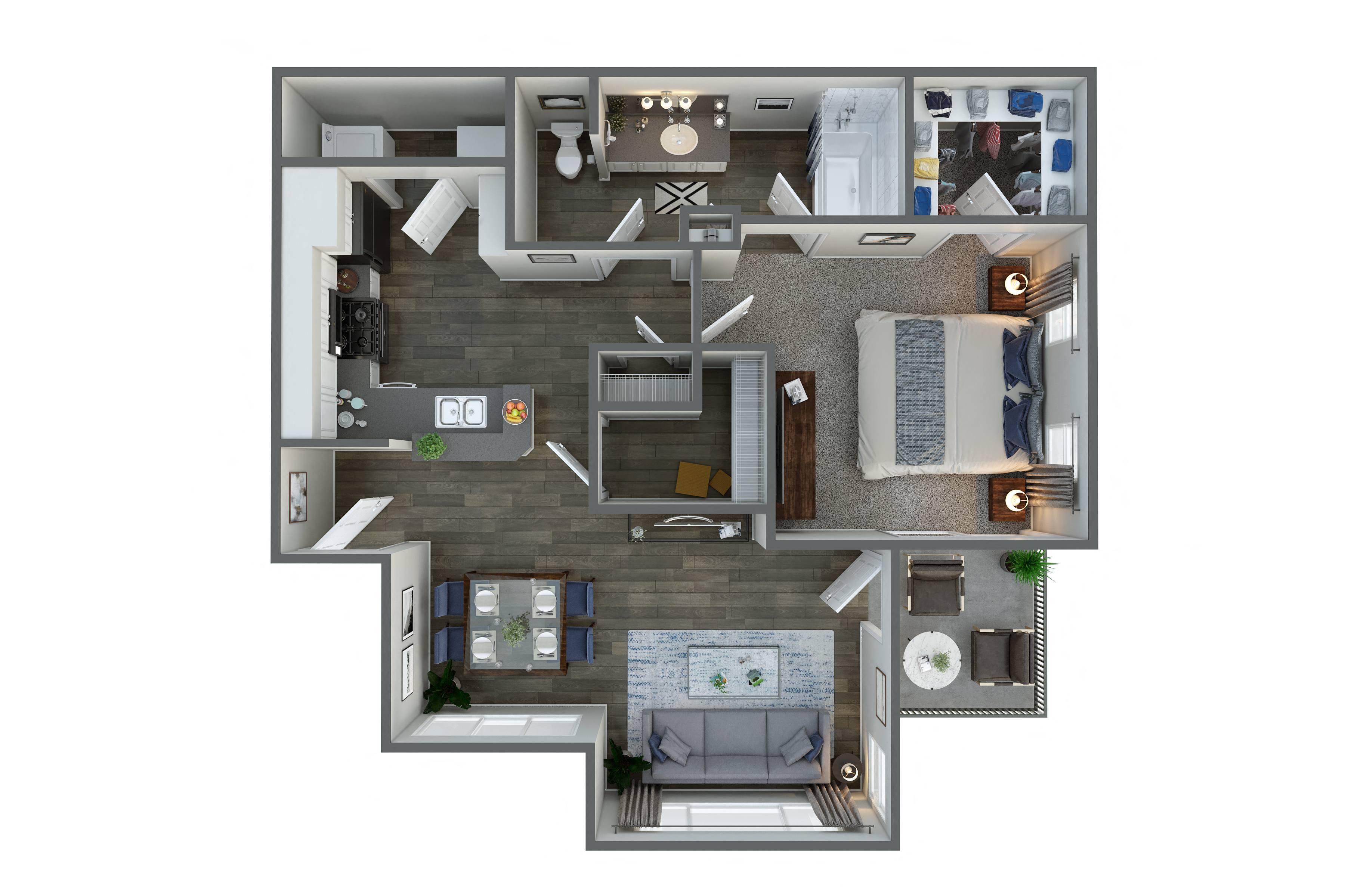 Bonsai Remodeled floor plan
