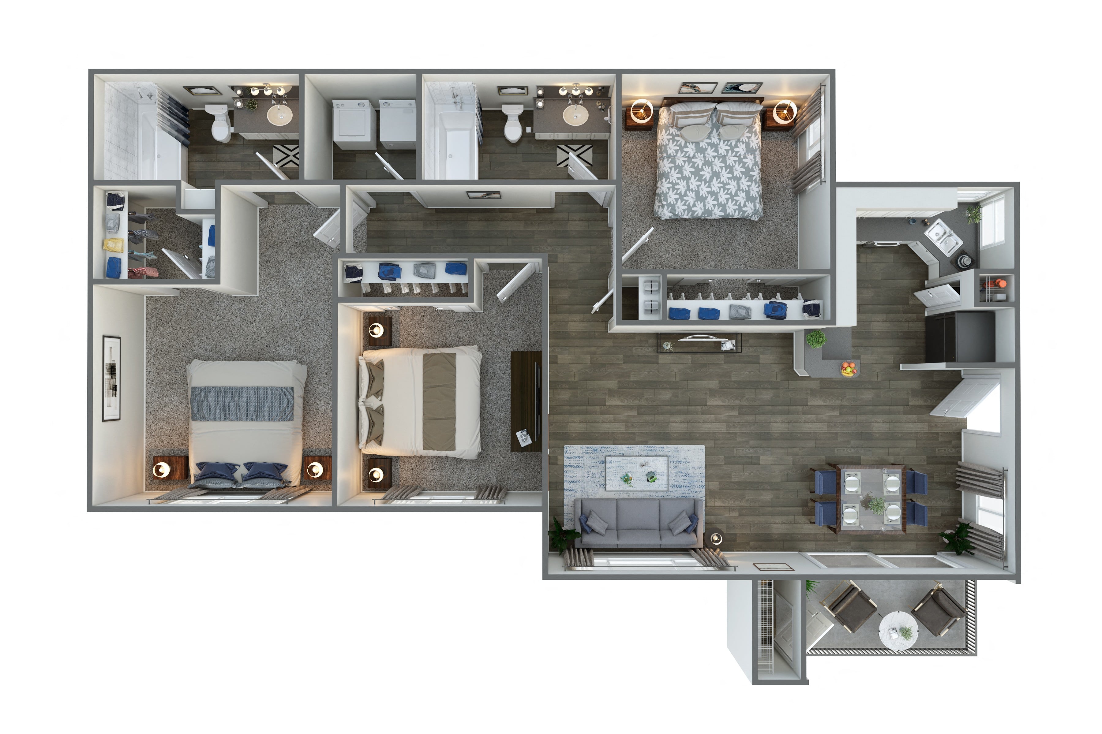 Willow Remodeled floor plan