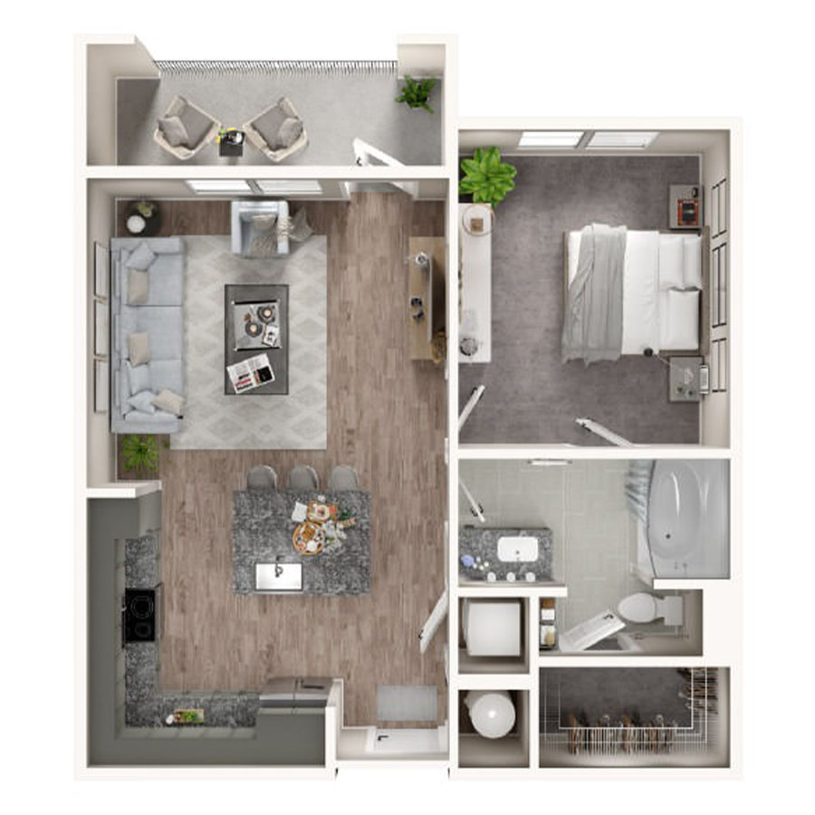 A2 floor plan