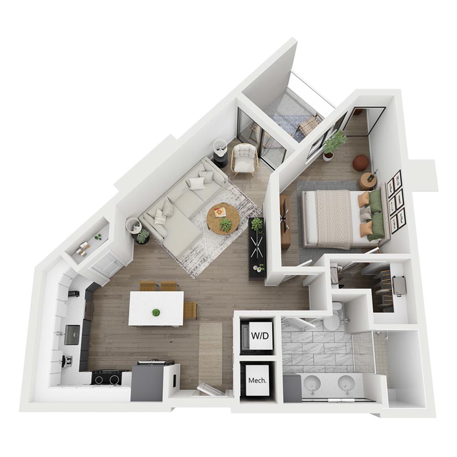A2 floor plan
