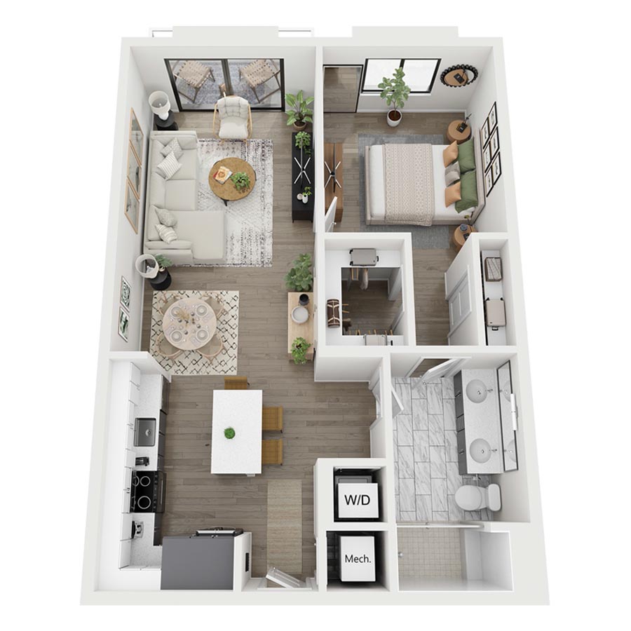 A1-EX floor plan