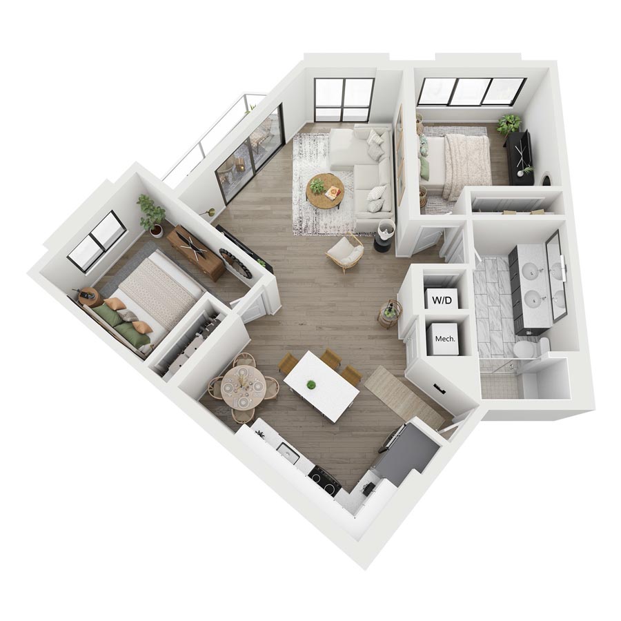 D2-H floor plan