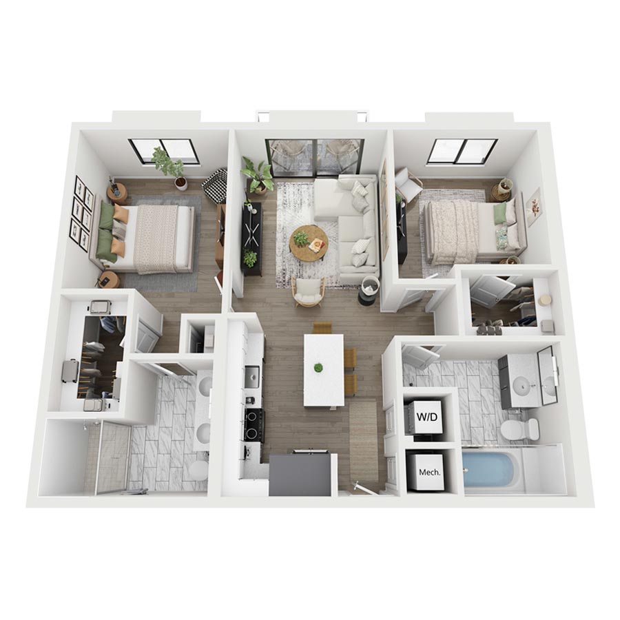 C1-H floor plan