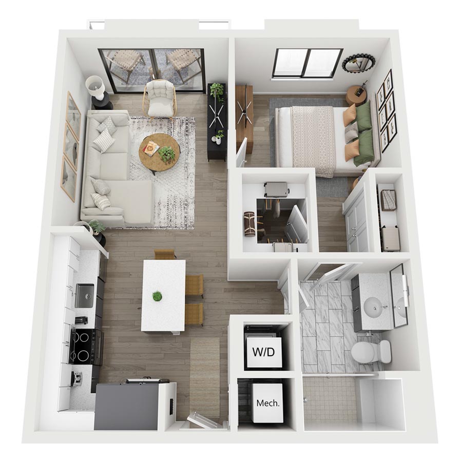 A1 floor plan