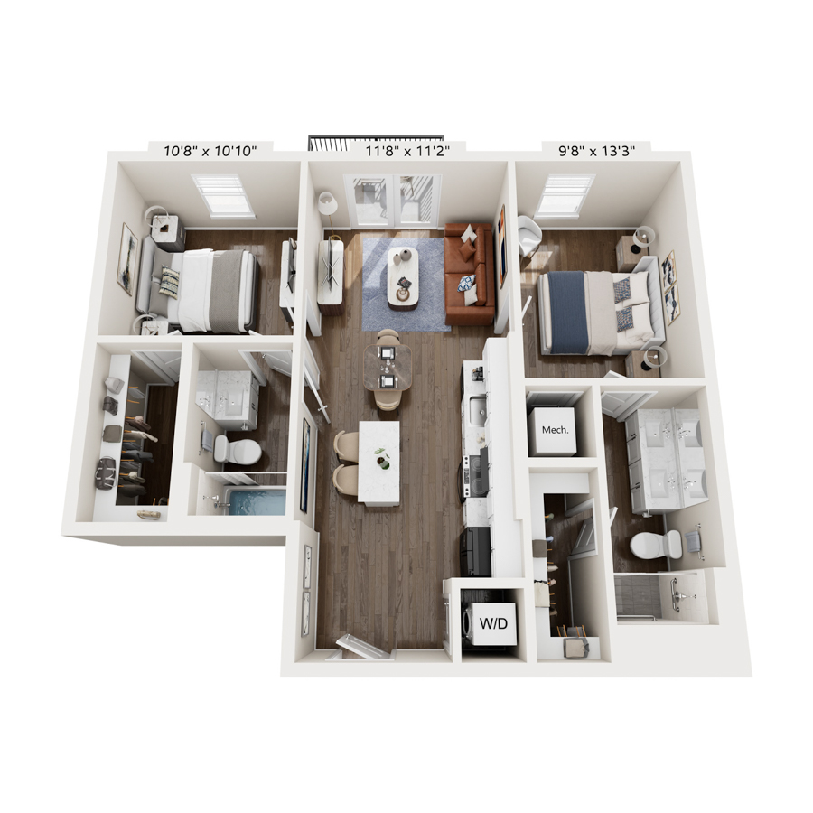 B2.1d floor plan