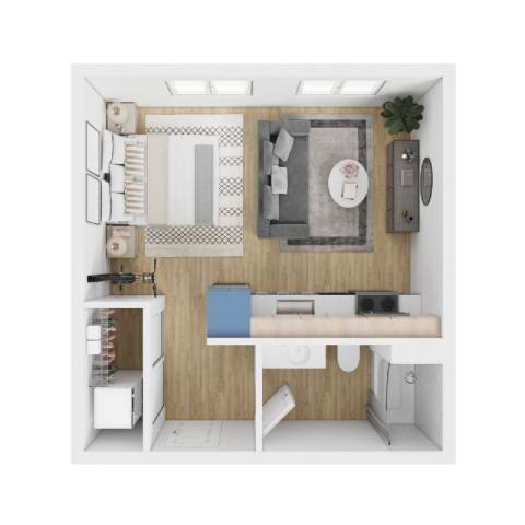 Studio - A2 floor plan