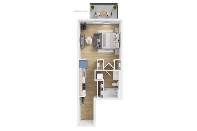 Studio - A1 floor plan