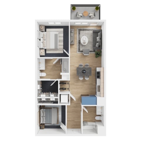 2x2 - E5 floor plan