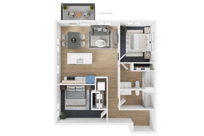 2x2 - E13 floor plan