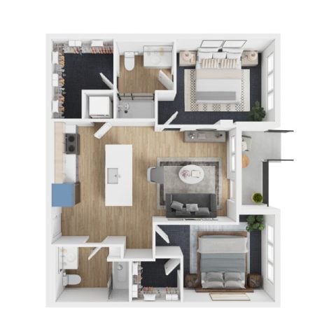 2x2 - E11 floor plan