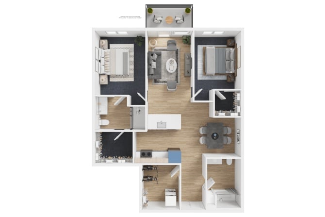 2x2 - E16 floor plan