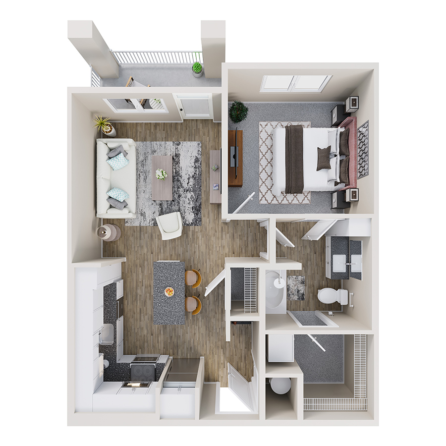 A2 floor plan