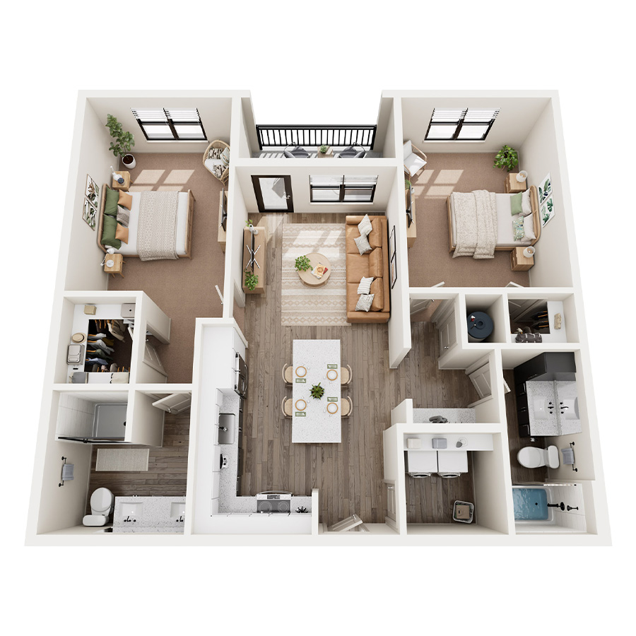 B2 floor plan