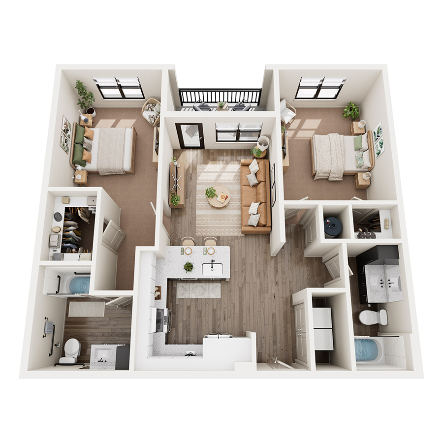 B1HC floor plan